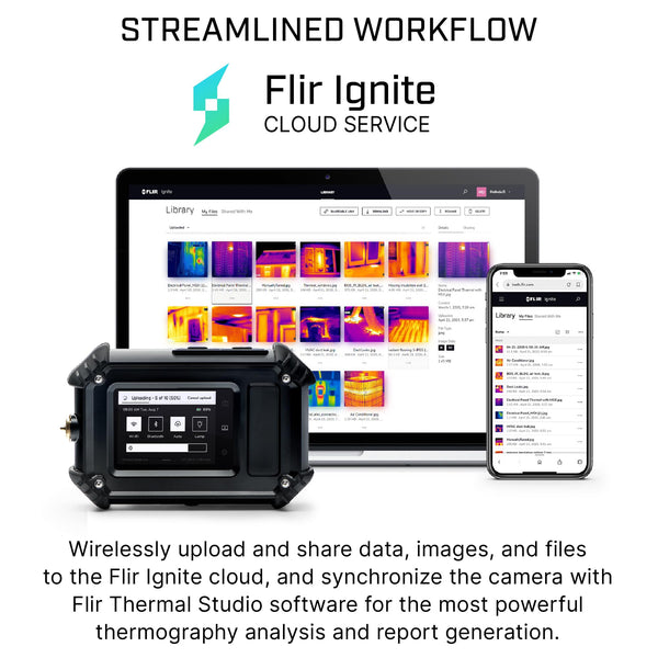 FLIR C5 Compact Thermal Imaging Camera with Wifi: High Resolution Infrared Imager for Inspection, Electrical/Mechanical, Building, and HVAC Applications