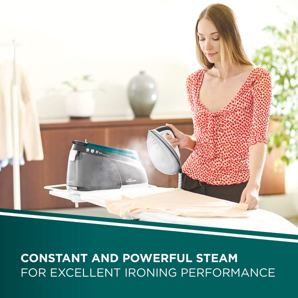 Polti La Vaporella XT90C Steam Generator Iron with Boiler, 7 Bar, 1.4 L Tank, Eco Function, Steam Pulse 450g