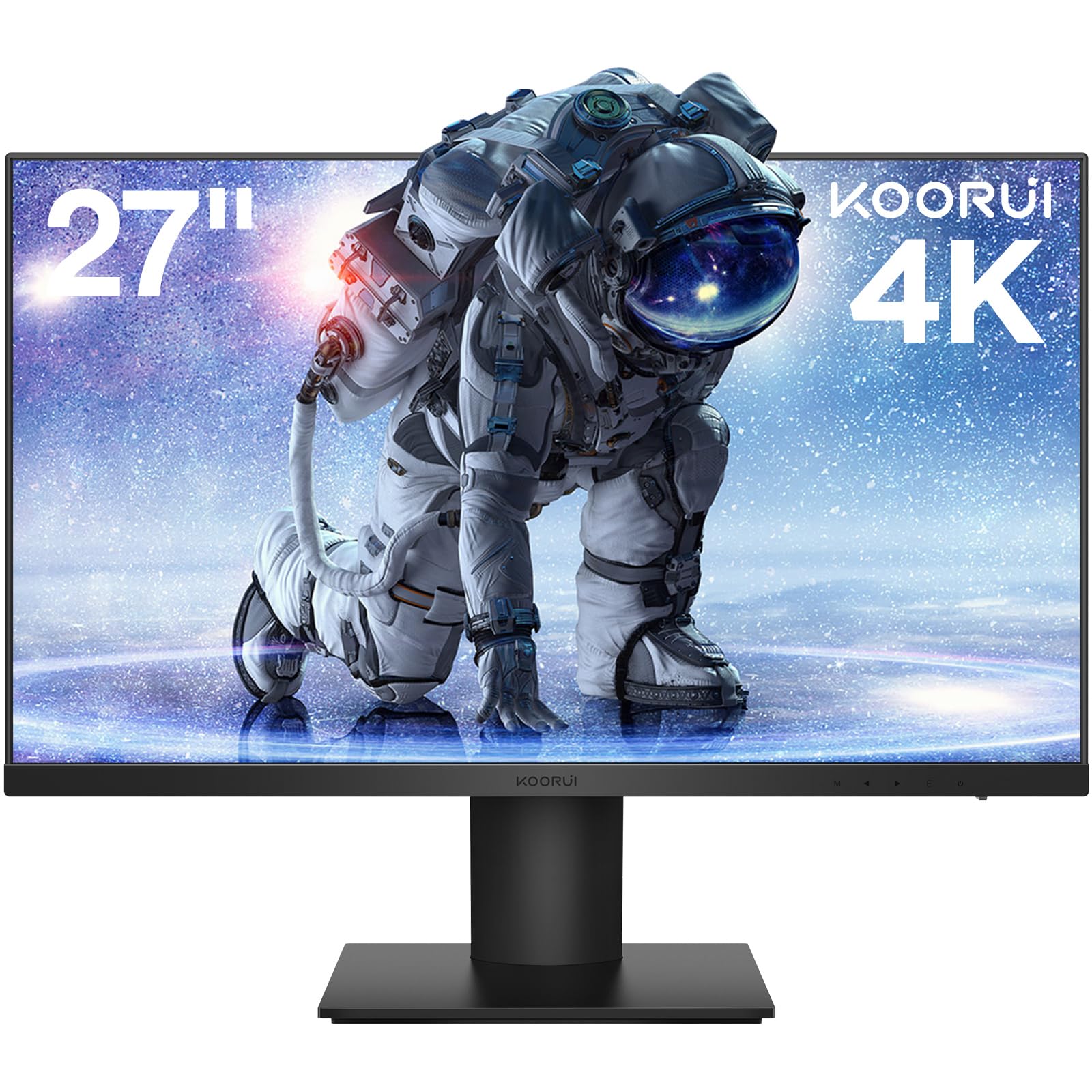 KOORUI E2711F 27 Inch FHD Monitor, Gaming 100Hz, IPS Computer Monitors, 1080P Pc Screen, Adaptive Sync, 5ms, VESA 100x100mm, Eye Care, HDMI, VGA