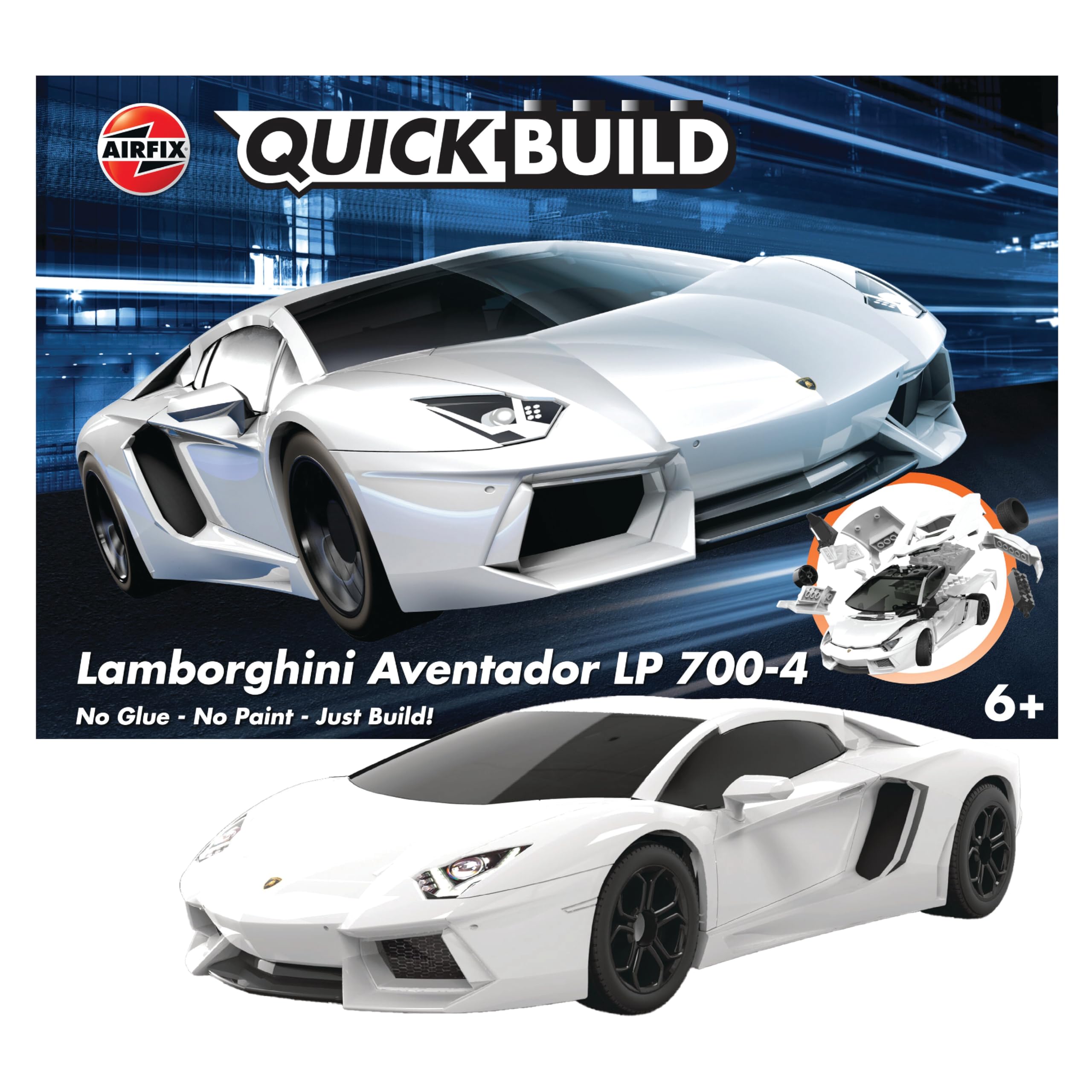 Airfix QUICKBUILD Lamborghini Aventador - Yellow