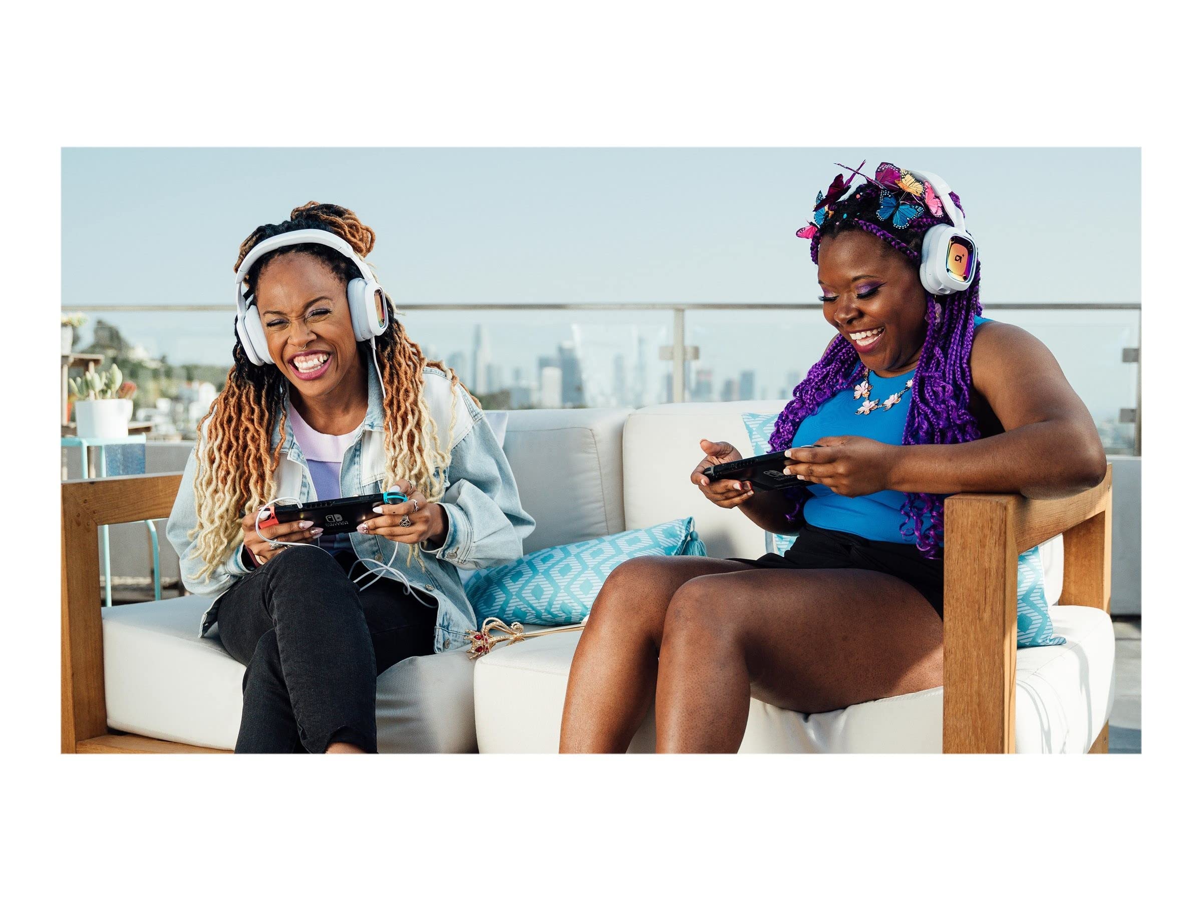 Logitech G Astro A30 LIGHTSPEED Wireless Gaming Headset, Bluetooth enabled, Dolby Atmos, Detachable Boom, 27h battery, USBC charging, for PS5, PS4, Xbox, Nintendo Switch, PC, Android - White