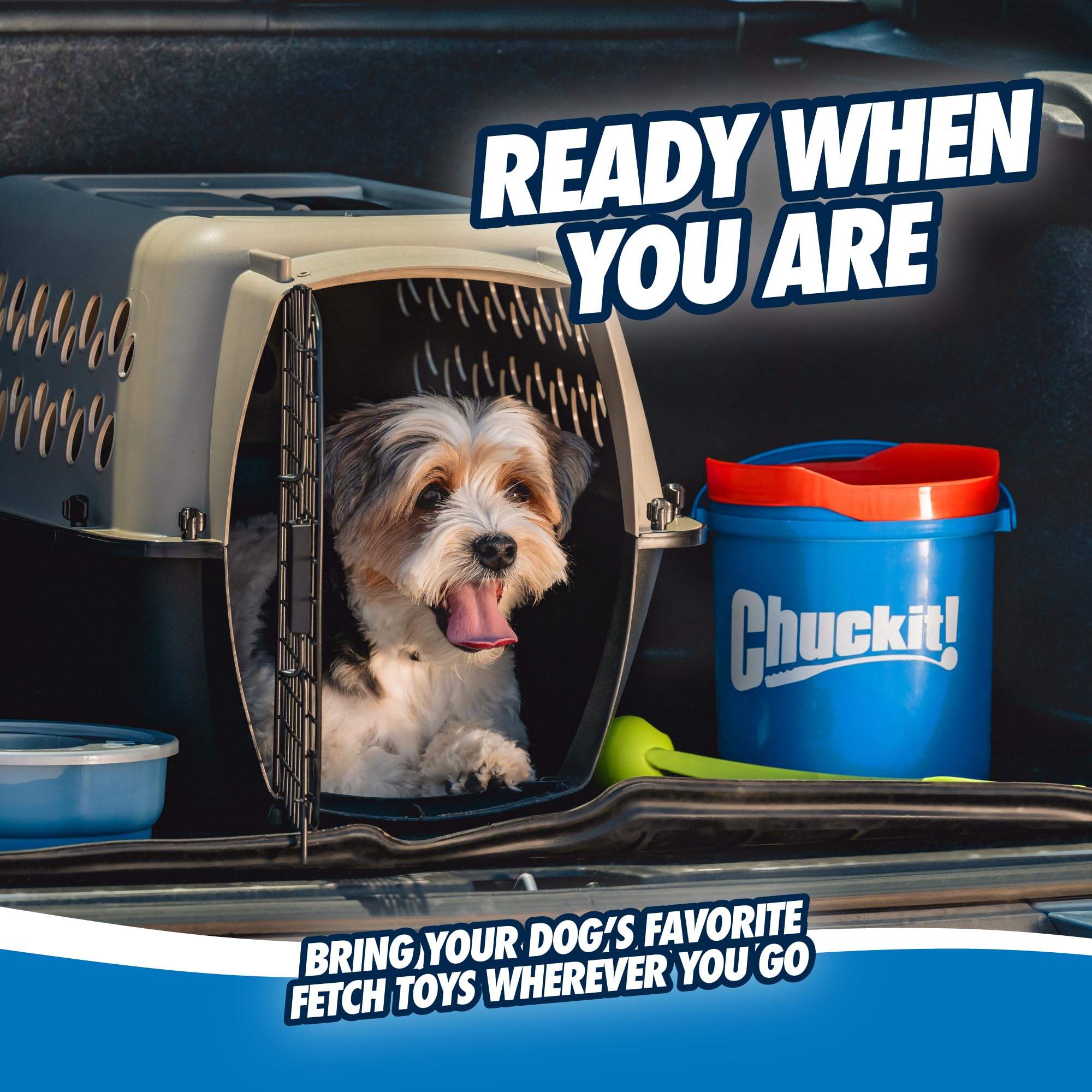 ChuckIt! Ultra Ball Dog Toy, Durable High Bounce Floating Rubber Dog Ball, Launcher Compatible Toy For Dogs, 2 Pack, Medium