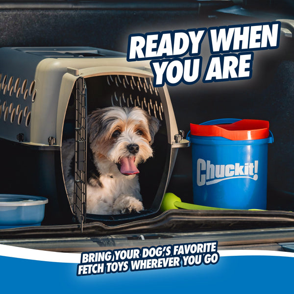 ChuckIt! Ultra Ball Dog Toy, Durable High Bounce Floating Rubber Dog Ball, Launcher Compatible Toy For Dogs, 2 Pack, Medium