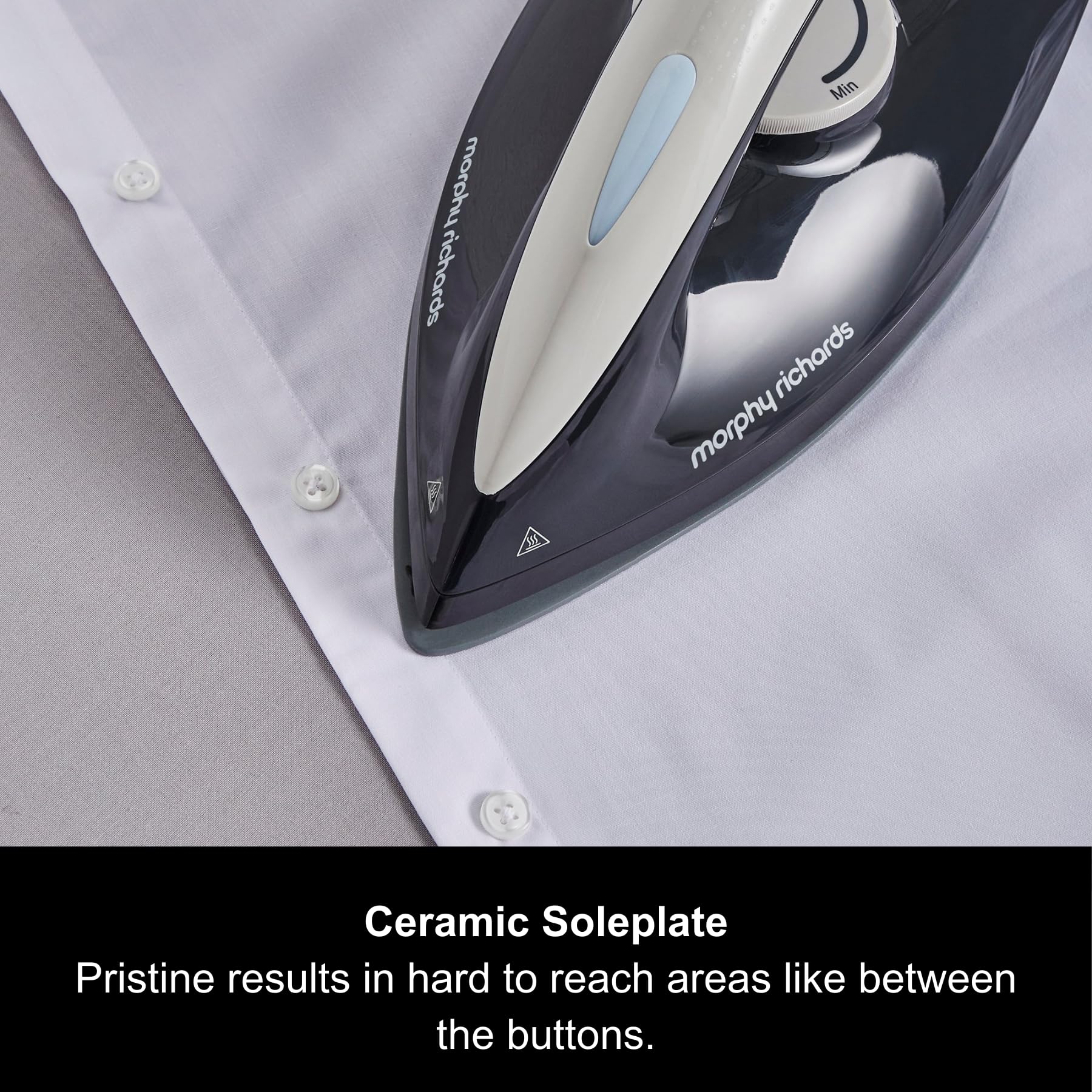 Morphy Richards EasySteam Steam Generator Iron, 120g Steam Boost, 70g Steam Output, 6 Bar Pressure, ECO Mode, Detachable 1.8L Water Tank, Anti Scale,