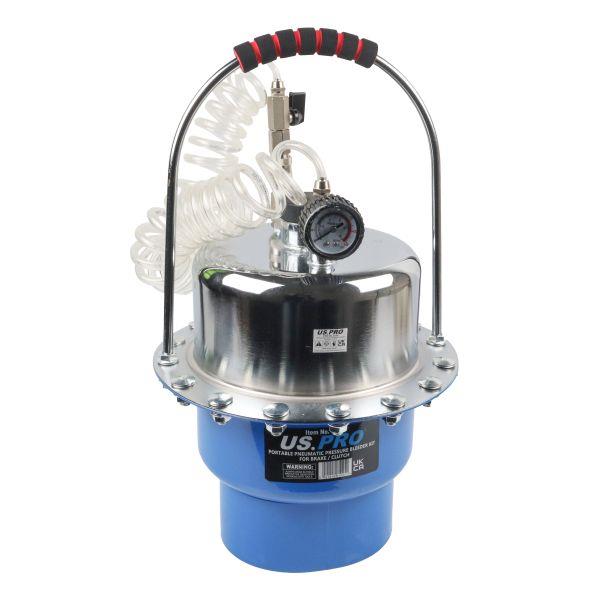 US PRO Tools Portable Pneumatic Pressure Bleeder Kit For Brake / Clutch 5054