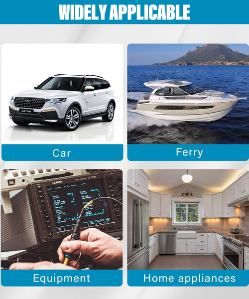 Flaconi Car Relay Kit - 12V 4 Pin/5 Pin SPDT Multi-Purpose Automotive Heavy Duty Electrical Standard Starter Switch - Fits Car, Truck (5Pin)