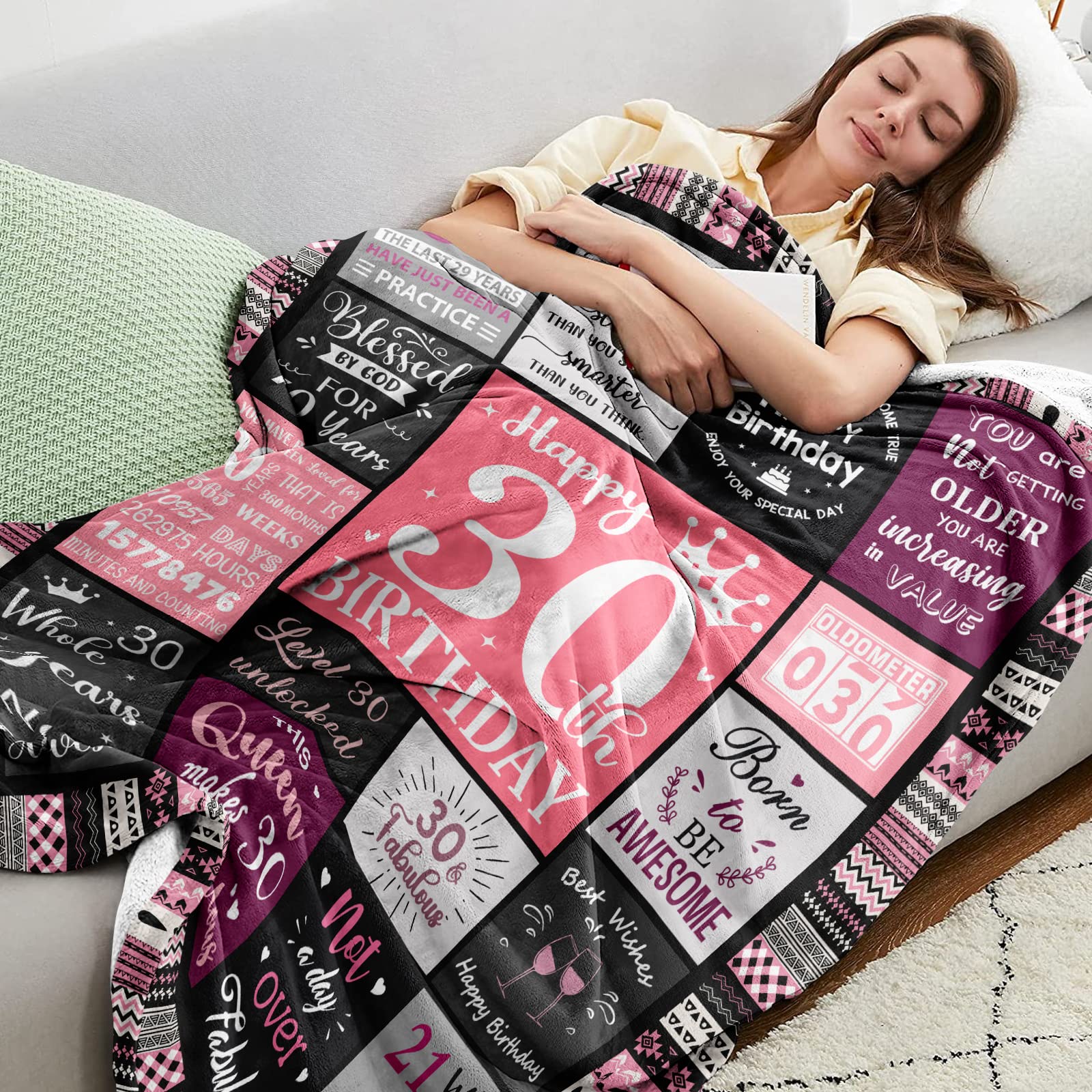 30th Birthday Gifts for Her, 30th Birthday Decorations for Women, Happy 30th Birthday Gifts for Women, 30 Year Old Birthday Gift for 30 Year Old