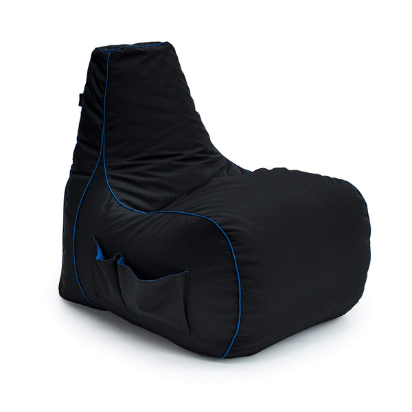 Game Over Lich Blade Video Gaming Bean Bag Chair | Indoor Living Room | Side Pockets for Controllers | Headset Holder | Ergonomic Design for the Dedicated Gamer