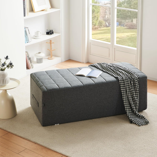 Inofia Folding Mattress Cover, Foldable Mattress Storage Bag, Sofa Bed Cover,Durable Carry Case Fits for 15cm King Tri Folding