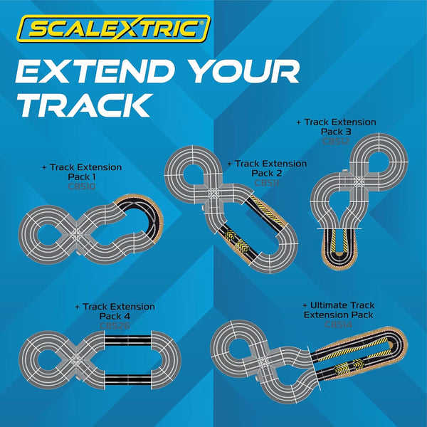 Scalextric Racing Track Sets for Kids - Drift 360 Cars Speed Track - Electric Race Tracks for Boys & Girls 5+, Slot Car Race Tracks - 1:32 Scale Mini Car Racing Sets, Boys Birthday Gifts