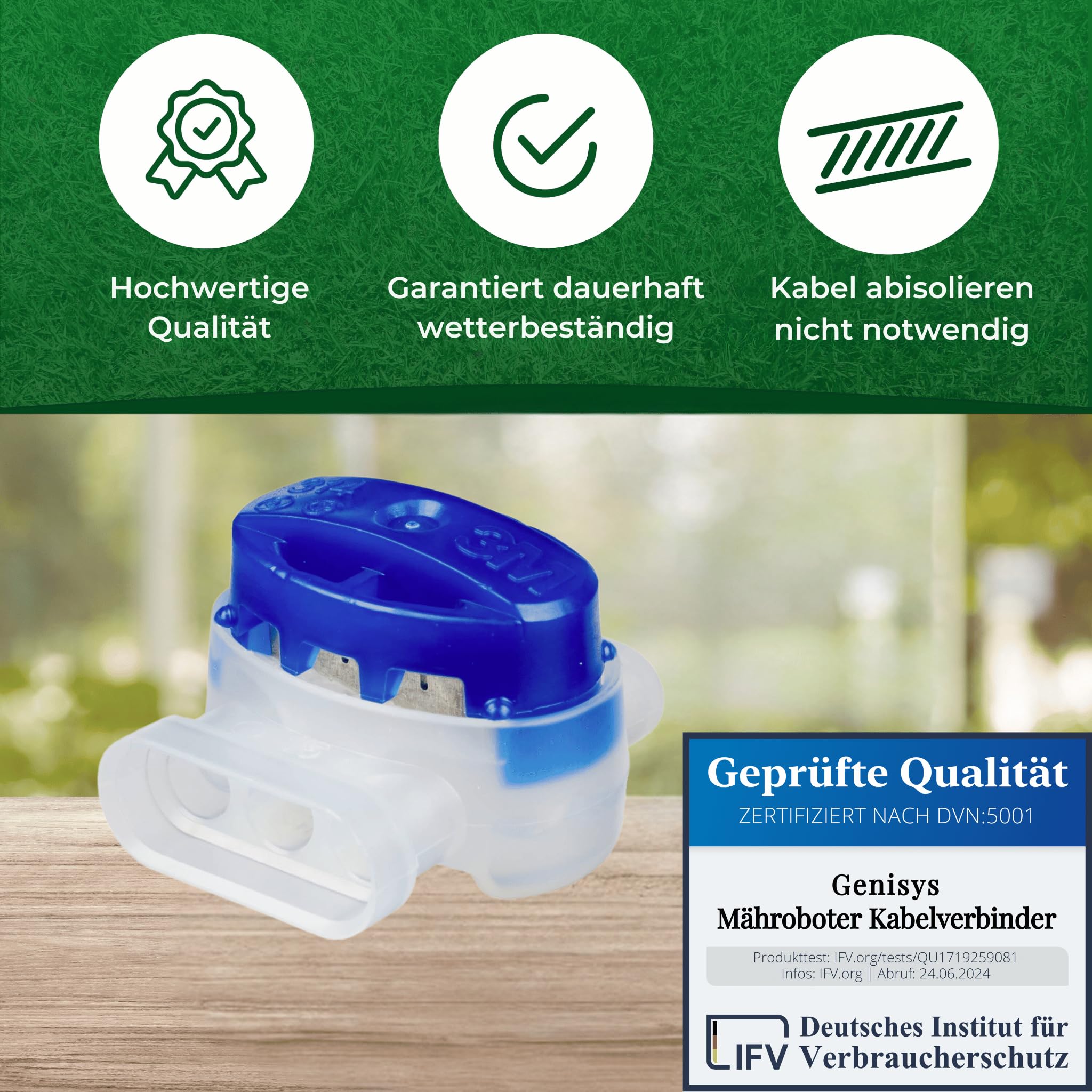 G greengrass tools Lawn robot mowing area extension set cable hook connectors perimeter wire ground pegs clamps - compatible with Yard-Force Husqvarna