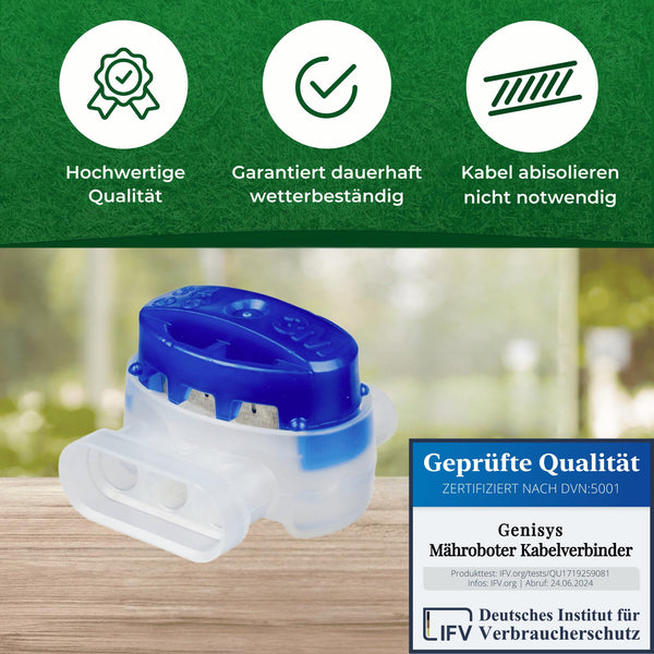 G greengrass tools Lawn robot mowing area extension set cable hook connectors perimeter wire ground pegs clamps - compatible with Yard-Force Husqvarna