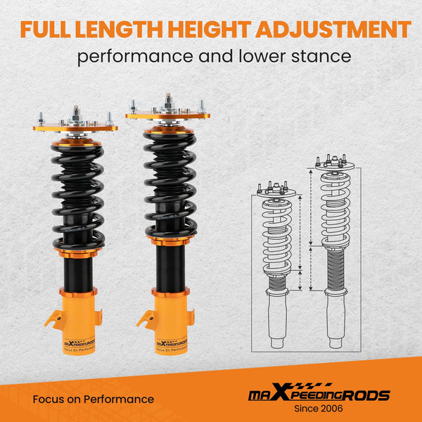 maXpeedingrods Coilovers Damper Adjustable for Impreza for WRX for STI GDB 2002-2007