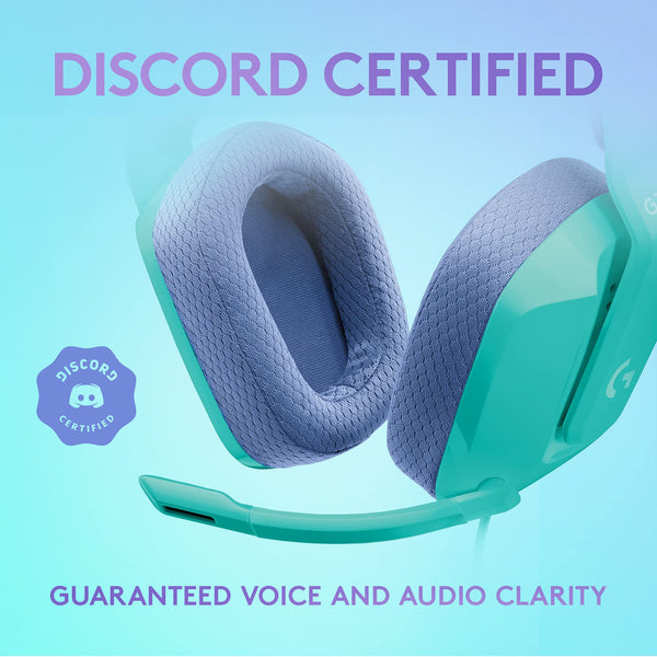 Logitech G G535 LIGHTSPEED Wireless Gaming Headset - Lightweight on-ear headphones, flip to mute mic, stereo, compatible with PC, PS4, PS5, USB rechargeable - Black