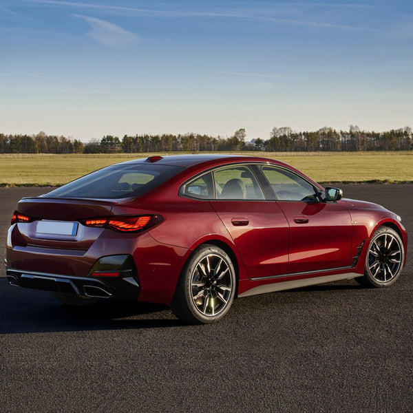 VLAND OLED Rear Lights Compatible With 4 Series G22/G23/G26, M4 G82 G83 2021-2023, Tail Lights Assembly w/Startup dynamic display - Smoked