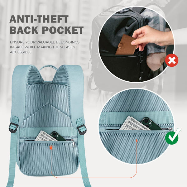 VMIKIV for Ryanair Cabin Bags 40x20x25 Underseat Carry On Bag,Small Travel Backpack Cabin Size for Men Women,Hand Luggage for Overnight, Weekend,Under Seat Casual Daypack for Airlines