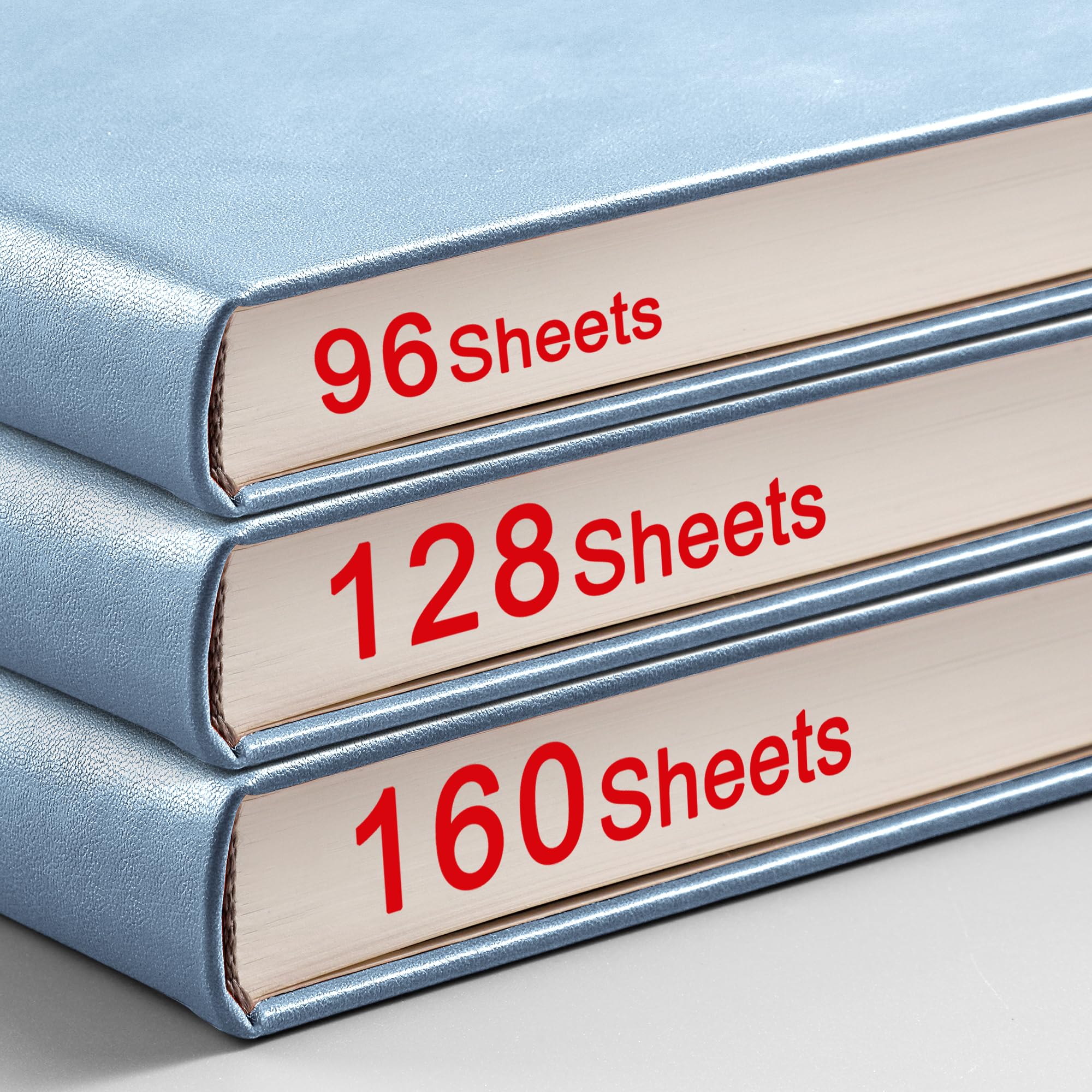 RETTACY Lined Journal Notebook - A5 Note Book Hardcover Thick Notepad 320 Numbered Pages for Writing,100gsm Lined Paper, Leather Hardcover, for Women Men Work Office School,14.5 x 21cm - Black