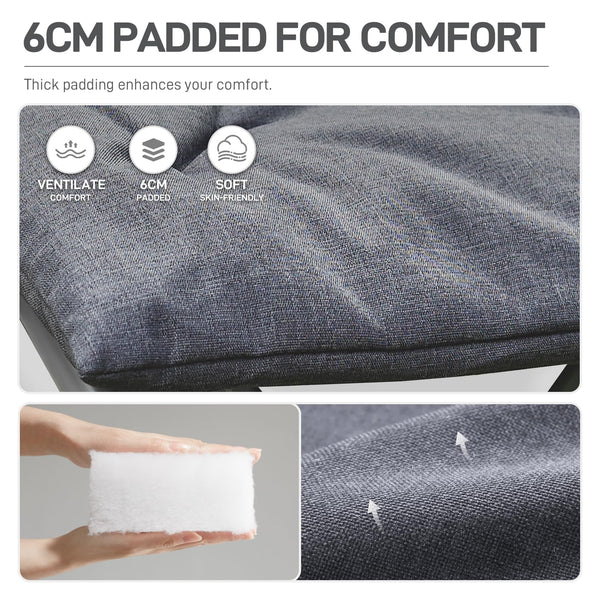 EVER ADVANCED Folding Camping Footrest Ergonomical Ottomans for Living Room Collapsible Garden Footstool Lightweight Leg Rest with Carry Bag for