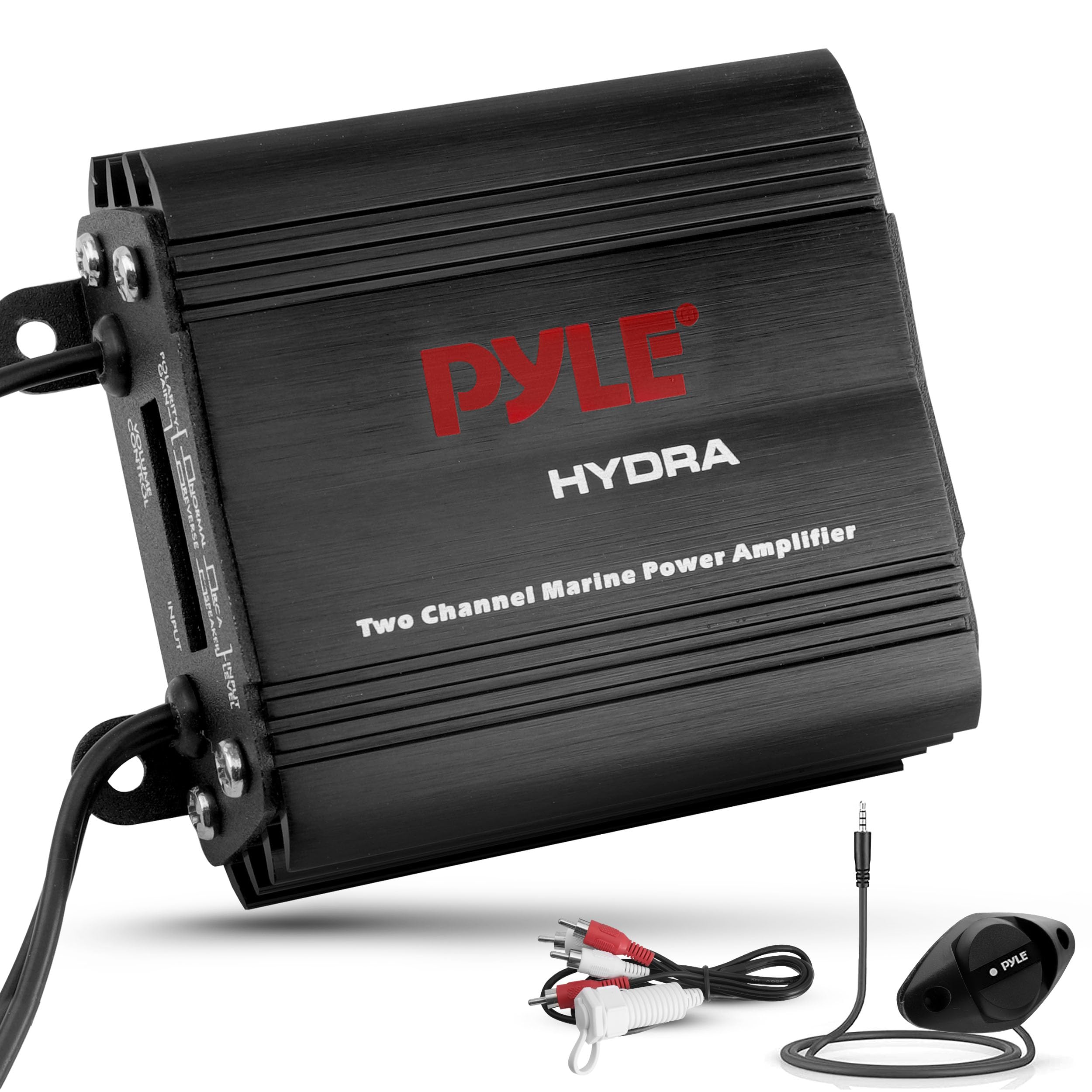 Pyle PLMRMP1B 400W 2 Channel Waterproof Micro Marine Amplifier