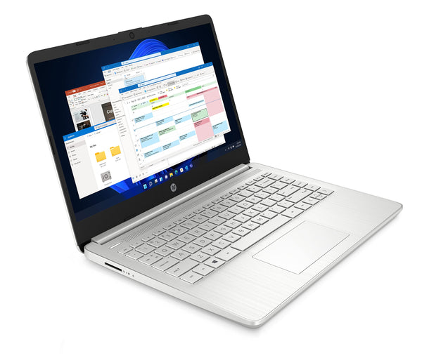 HP 14" Laptop, Intel Core i5-1235U Processor, 8 GB RAM, 512 GB SSD, Intel Iris Xe Graphics, FHD Display, Up to 8hrs battery, Win 11, Dual Speakers, Natural Silver, 14s-dq5005sa