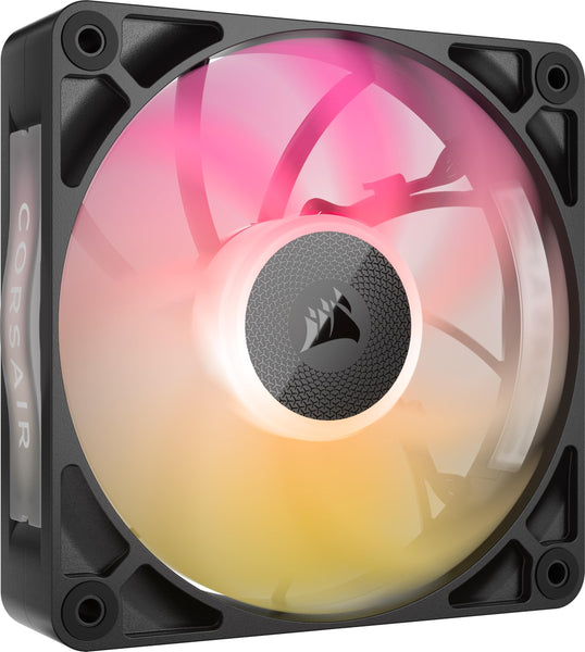 CORSAIR iCUE LINK RX120 MAX RGB 120mm PWM Thick Fans with iCUE LINK System Hub – High-Static Pressure – Magnetic Dome Bearing – Triple Pack – White