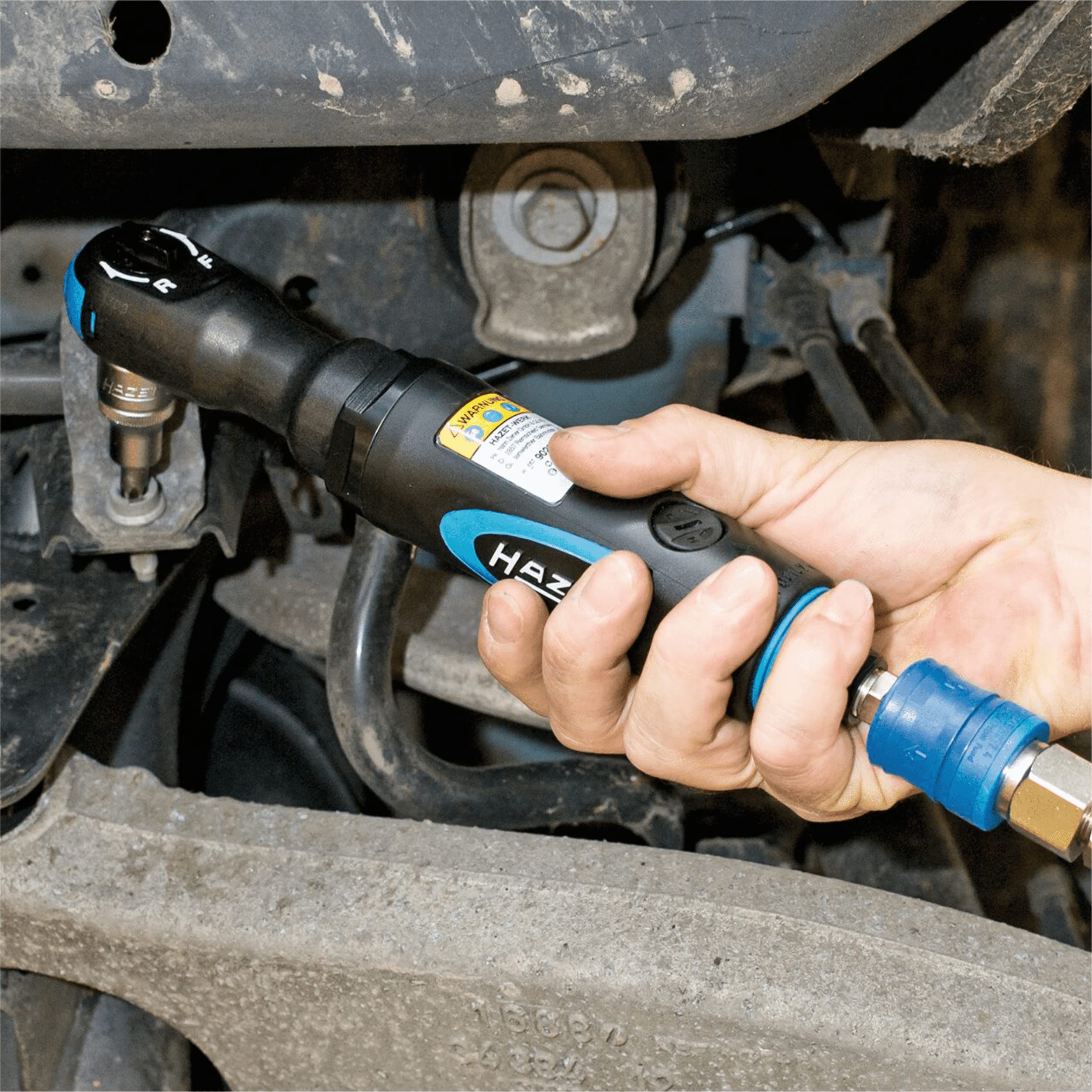 HAZET 9022P-2 260 mm Air Ratchet - Multi-Colour