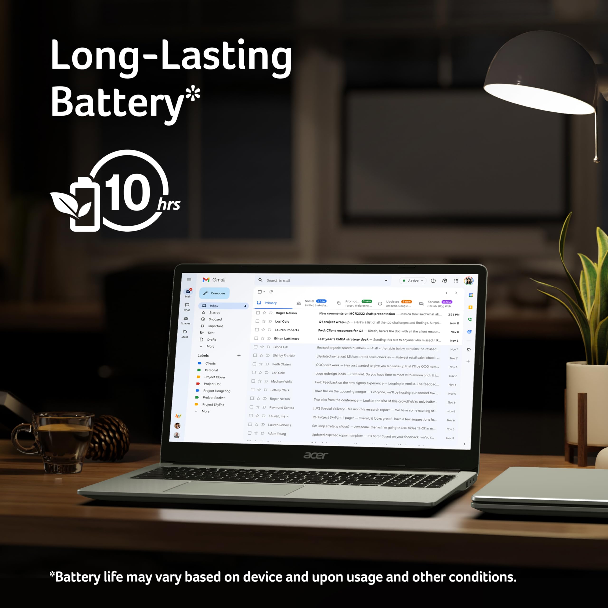 Acer Chromebook 314 CB314E Laptop - Intel Celeron N4500, 4GB, 64GB eMMC, Integrated Graphics, 14" Full HD, Google Chrome OS, black