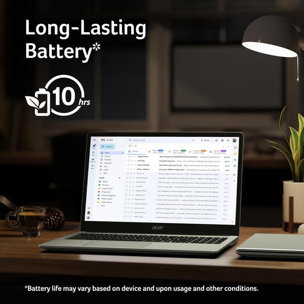 Acer Chromebook 314 CB314E Laptop - Intel Celeron N4500, 4GB, 64GB eMMC, Integrated Graphics, 14" Full HD, Google Chrome OS, black