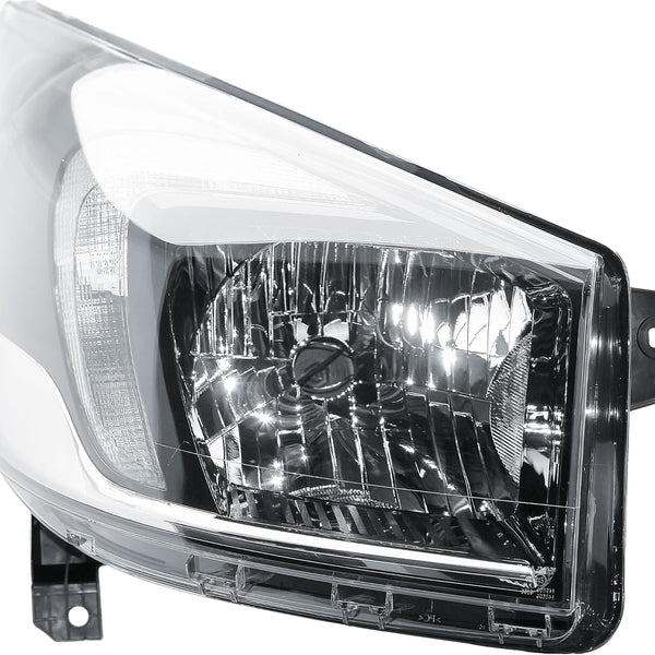 LONGLING Replacement Driver Right Side O/S Headlight Head Lamp Electric Adjustment with DRL 6 pins for Vauxhall Vivaro 2014-2019