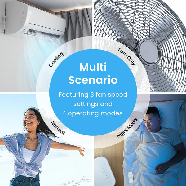 Pro Breeze 4-in-1 Air Cooler with 10 Litre Capacity, Remote Control, 3 Fan Speeds & LED Display. Powerful Evaporative Air Cooler with Built-in 7.5 Hour Timer & Automatic Oscillation for Home & Office