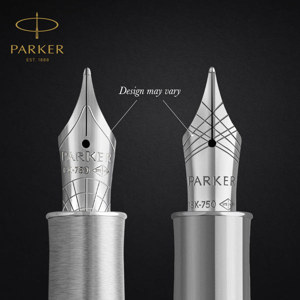 Parker Sonnet Ballpoint Pen | Stainless Steel with Gold Trim | Medium Point | Handwriting Pens & Stationery Supplies | Black Ink | Gift Box
