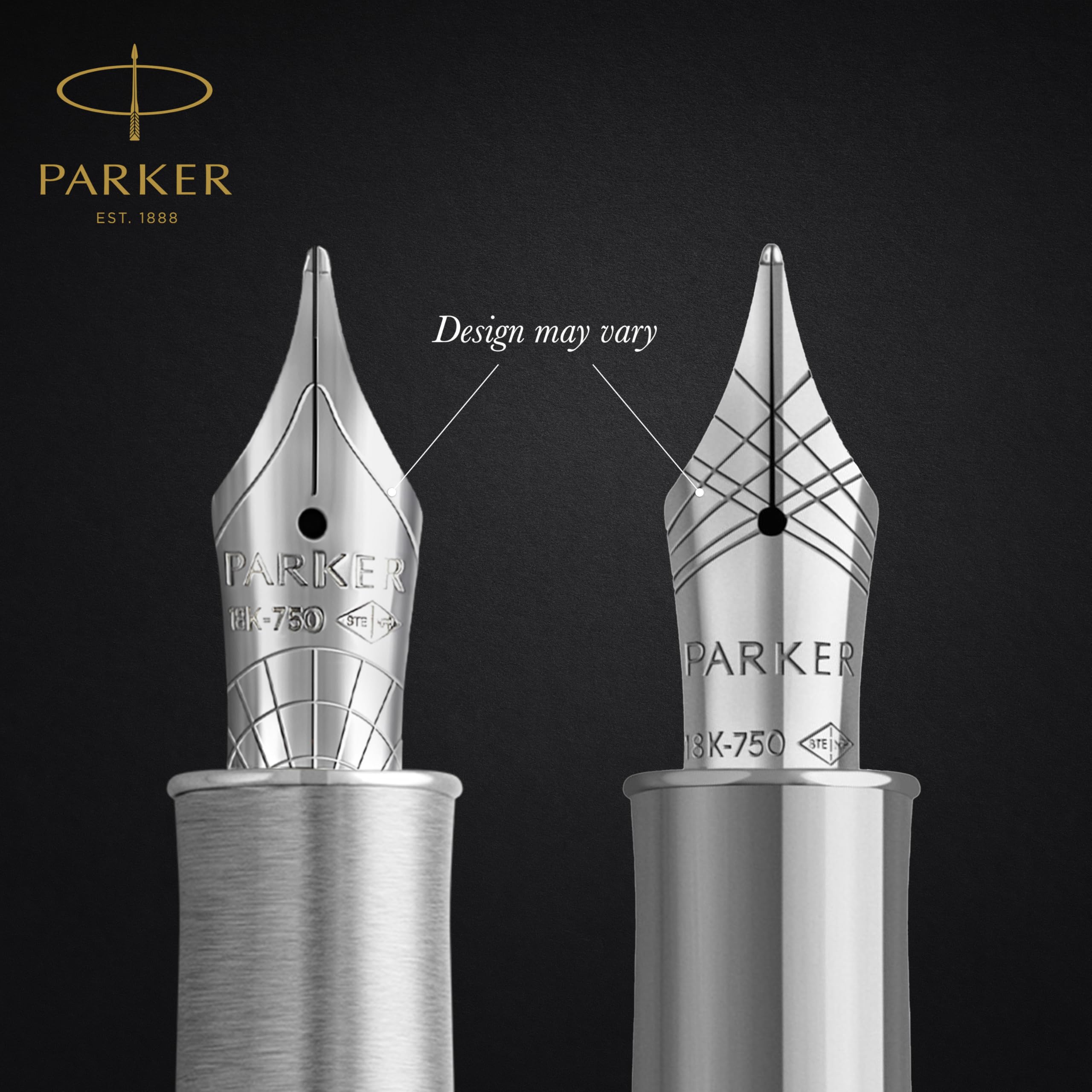 Parker Sonnet Ballpoint Pen | Stainless Steel with Gold Trim | Medium Point | Handwriting Pens & Stationery Supplies | Black Ink | Gift Box