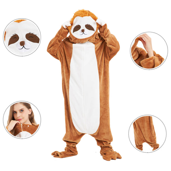 Olivia Rocco Animal Oversized Wearable Blanket Hooded Fleece Hoodie Blankets with Sleeves Soft Warm Extra Long Plush Winter Sweatshirt Loungewear One Size