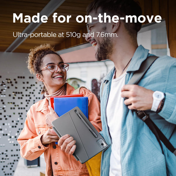 Lenovo IdeaPad Duet 3 Chromebook 10.95 Inch 2K Tablet (Qualcomm Snapdragon 7c Gen 2, Octa-core 2.55GHz, 4GB RAM, 128GB eMMC 5.1, ChromeOS) - Misty Blue