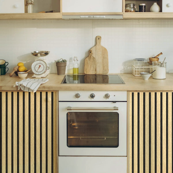 myforHD Self-Adhesive Wood Grating Wallpaper Wood Stripe Grain Natural Wooden Slats Wallpaper Peel and Stick Contact Paper PVC Vinyl Film Removable Waterproof