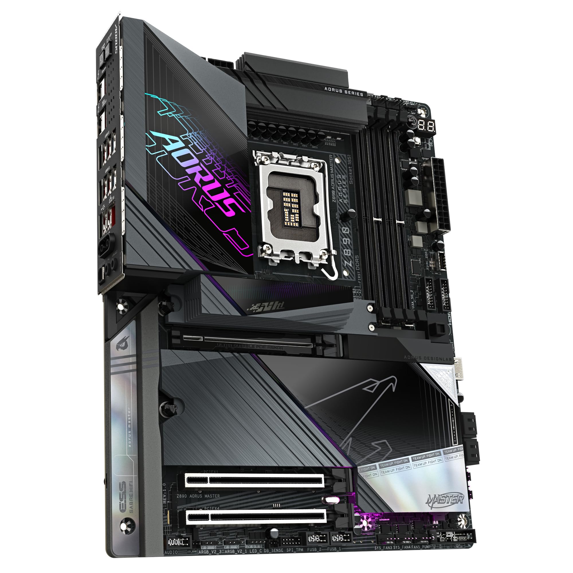 GIGABYTE Z890I AORUS ULTRA Motherboard - Supports Intel Core Ultra (Series 2) CPUs, 8+1+2 phases VRM, up to 8800MHz DDR5 (OC), 1xPCIe 5.0 + 1xPCIe 4.0, Wi-Fi 7, 2.5GbE LAN, Thunderbolt 4