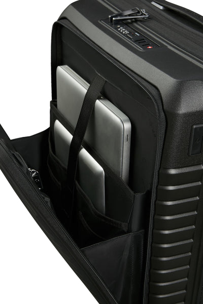 Samsonite Intuo - Spinner M, Expandable Suitcase, 69 cm, 79/87 l, Black (Black)