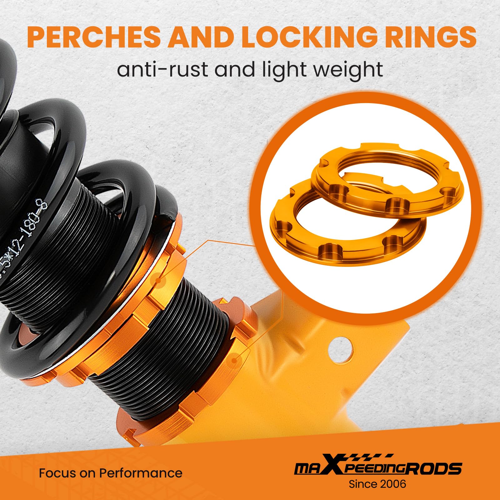 maXpeedingrods Coilovers Suspension For E36 318i, 318is, 323i, 323is, 325i, 328i, 320i