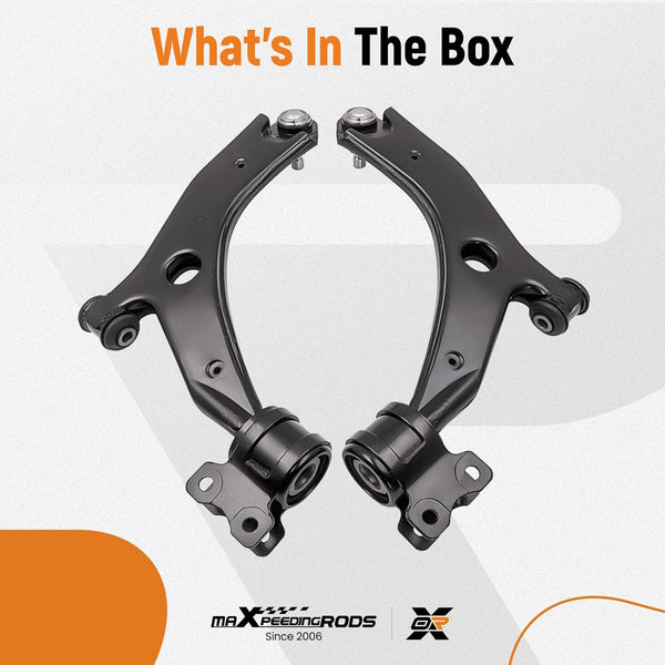 maXpeedingrods Front Left and Right Control Arms Suspension Wishbone Kit for Mazda 5 05-17 Cr19 Mazda 3 03-09 BK