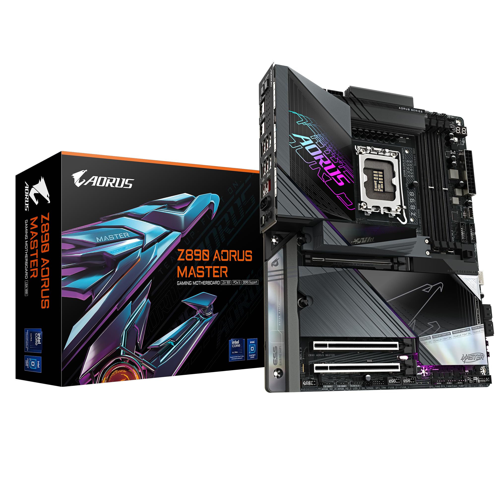 GIGABYTE Z890I AORUS ULTRA Motherboard - Supports Intel Core Ultra (Series 2) CPUs, 8+1+2 phases VRM, up to 8800MHz DDR5 (OC), 1xPCIe 5.0 + 1xPCIe 4.0, Wi-Fi 7, 2.5GbE LAN, Thunderbolt 4