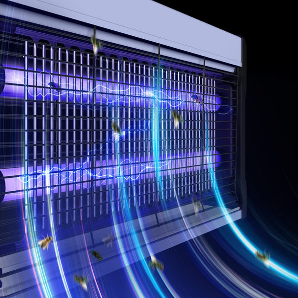 Neijiaer Fly Zapper, Powerful Insect Pest Fly Killer, Bug Zapper Attracting Mosquito Flying Insects with UV Light for Living Room, Kitchen, Indoor Garden Yard, Mosquito Killer