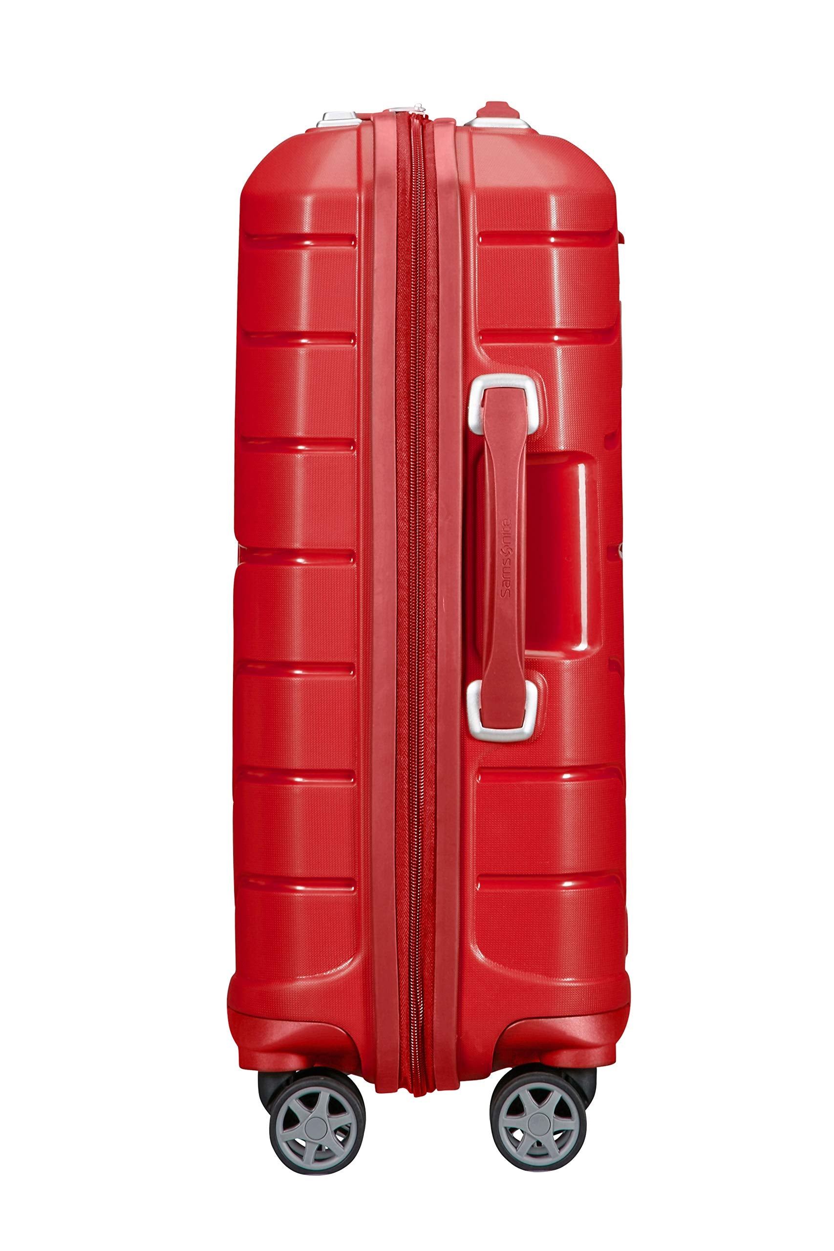 Samsonite Flux - Spinner L, Expandable Suitcase, 75 cm, 99/111 L, Red (Red)