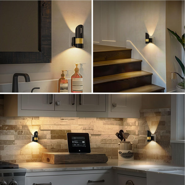 LOHAS-LED Night Light Plug in Wall, 1 Pack, Dimmable Nightlight, Dusk to Dawn Sensor, Brightness Adjustable 0-100LM, 3000K Warm White, Plug-in Modern Night Light for Hallway Bedroom Stair Bathroom