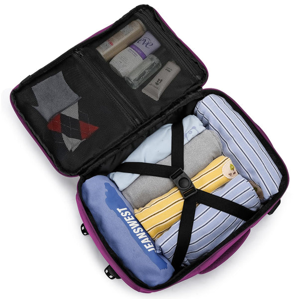 Cabin Bags 40x20x25 for Ryanair Underseat 20L Small Travel Hand Luggage Backpack Carry-ons Bag Cabin Size for Airplanes Flight Bag Travel Rucksack Fit 14 Inch Laptop with USB Charging Port-Black