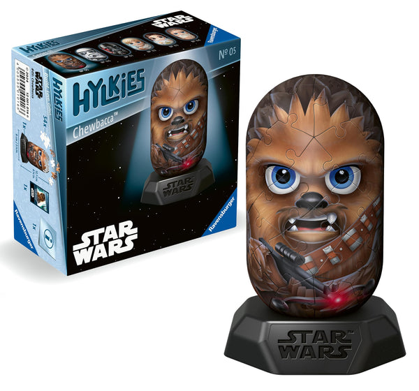 Ravensburger Star Wars Hylkies Figures Chewbacca Gifts for Kids and Adults Age 6 Years Up - Collectable Toys and 3D Jigsaw Puzzles