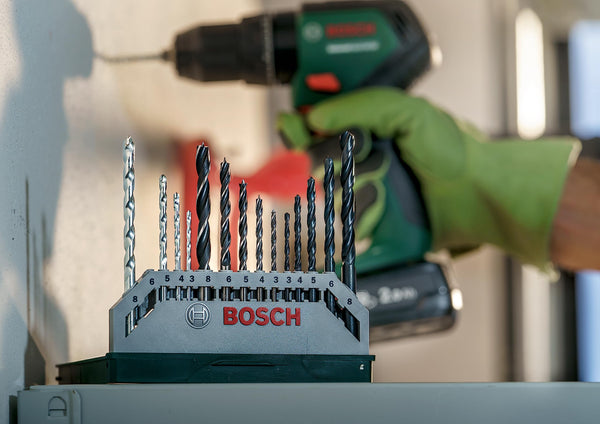 Bosch 70-Pieces X-Line Titanium Drill and Screwdriver Bit Set (for Wood, Masonry and Metal, Accessories Drills)