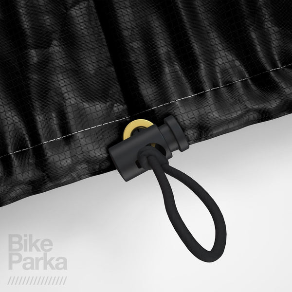 BikeParka STASH Waterproof Bicycle Cover - INK Black