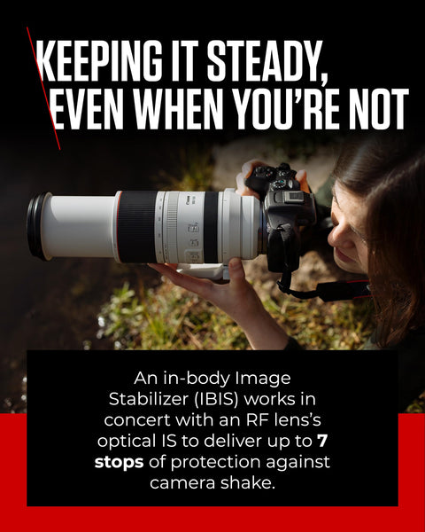 Canon Mirrorless Cameras EOS R7 Body - 32.5 MP APS-C Sized Image Sensor - Dual Pixel CMOS AF II - 4K UHD Video - In-Camera Compositing - LCD Touchscreen - UVC/UAC Compatible