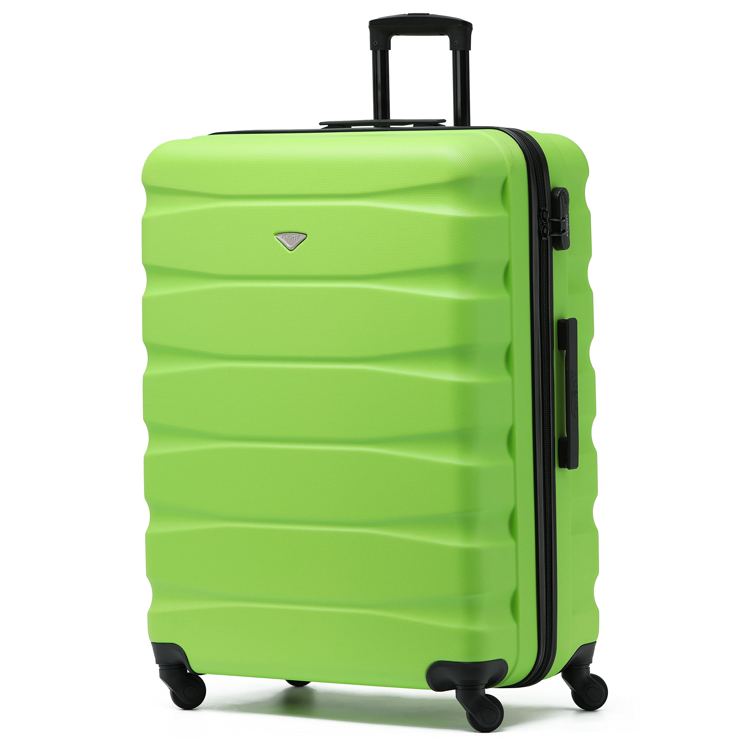 Flight Knight Set of 3 Lightweight 4 Wheel ABS Hard Case Suitcases Cabin & Hold Luggage Options Approved for Over 100 Airlines Including easyJet, British Airways, Ryanair, Jet2 & Many More