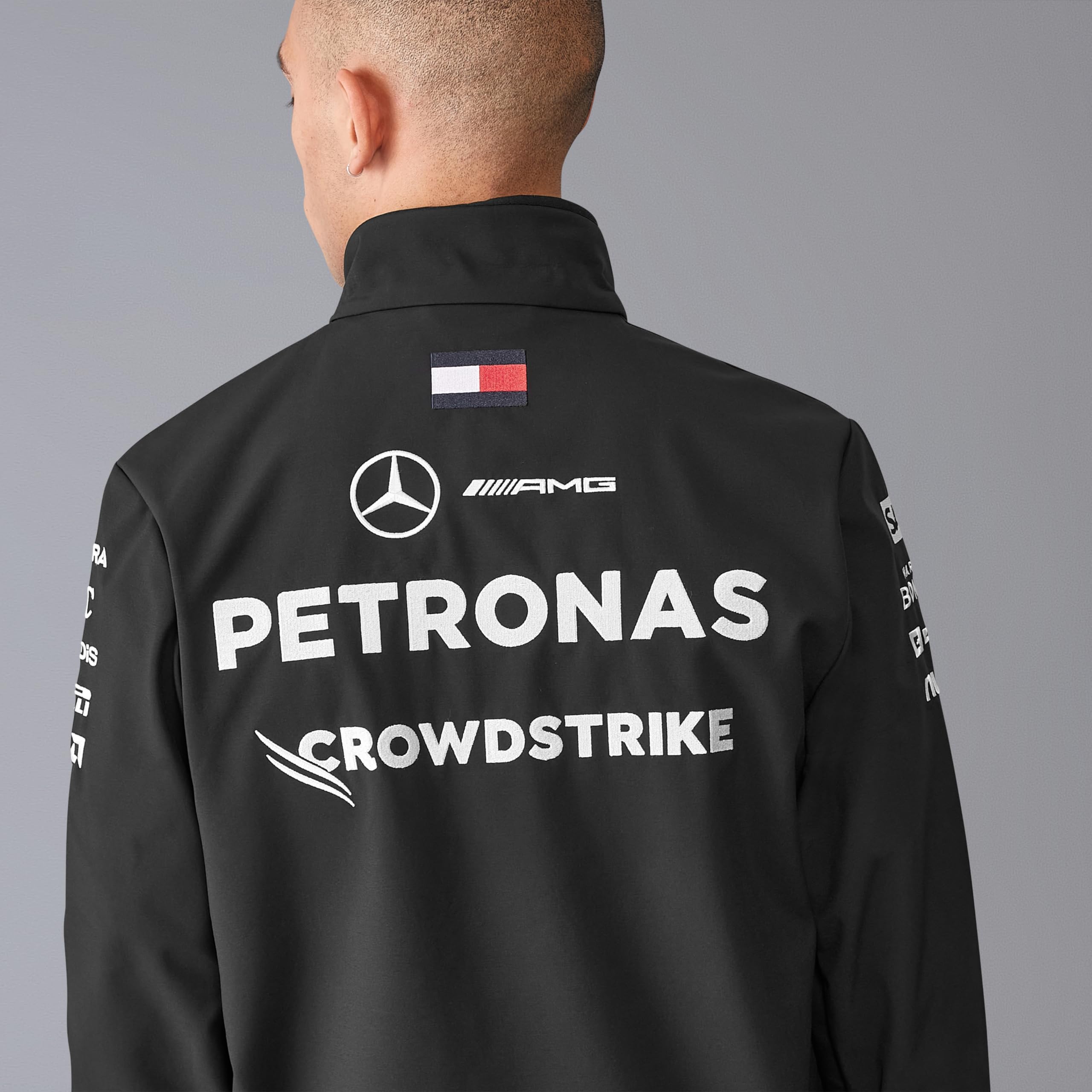 Mercedes AMG Petronas F1 Men's 2024 Team Softshell Jacket